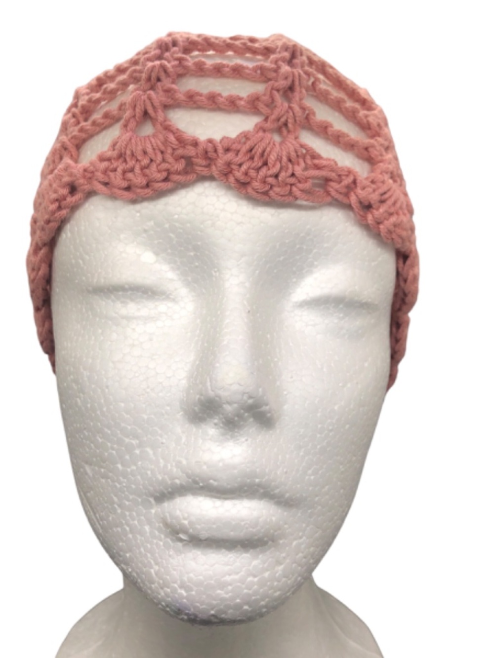 Crochet Mesh Hat | Cloche Beanie | Festival Beach Resort Headwear -Rose